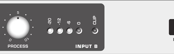 SUB LEVEL: This control adjusts the output level of the sub-woofer circuit. The level is adjustable from fully off to a gain of 6dB. 3. CLIP LED: Indicates when the output is 3dB below true clipping.