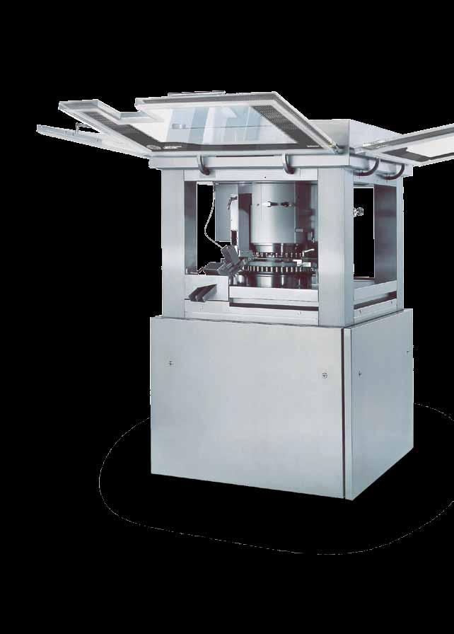 Profile: Tablet press 2200i single-sided rotary tablet press The single-sided rotary tablet press 2200i is your best choice when it comes to cost-efficient production.