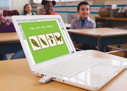 WHOLE-CLASS LEARNING MimioStudio software so easy to use and engaging, your teachers will use it every day. The P9 interactive projectors include our dynamic MimioStudio classroom software.