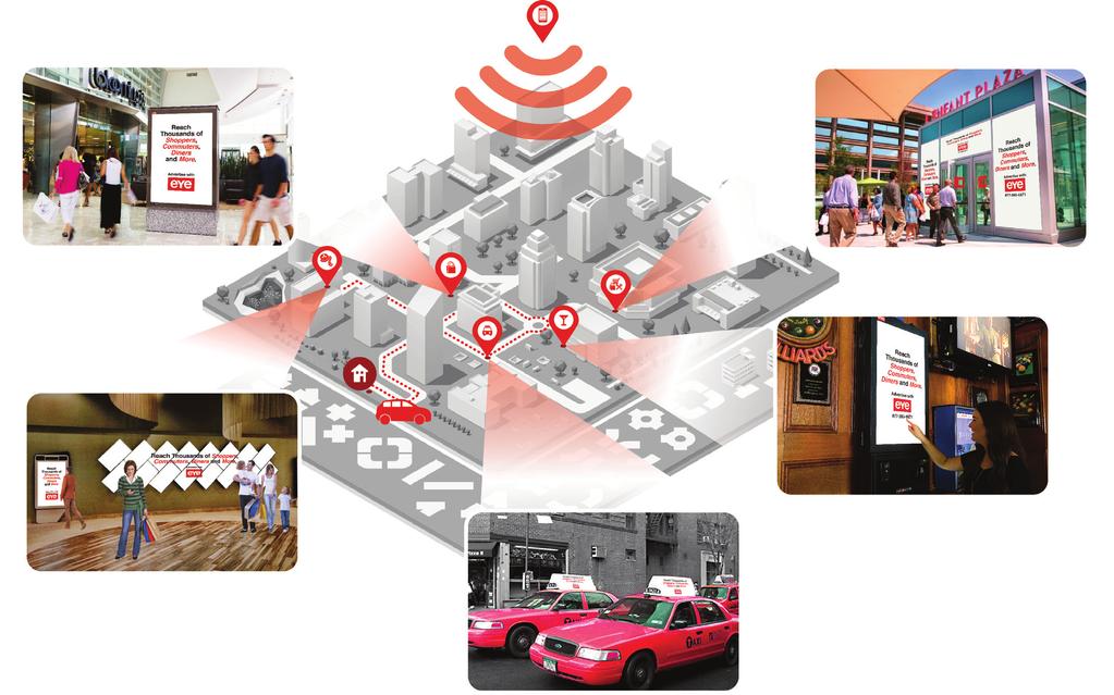 Location Base Media Reaching consumers as they Shop, Dine, Commute, and Play.