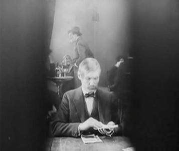 Image 19: Before sound, Mabuse deployed visual manipulation through the look and gaze.