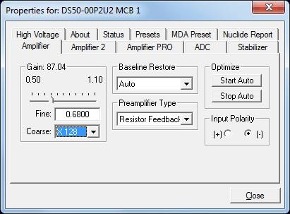 4. MCB PROPERTIES IN MAESTRO This chapter discusses the hardware setup dialog you will see within MAESTRO and all other ORTEC CONNECTIONS software (e.g., GammaVision, ISOTOPIC) when you click Acquire/ MCB Properties.