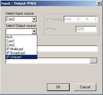 3. Select Com1 or Com2 as input source for connection to Tron UAIS TR-2500 OR RA- 2500. 5100 4.