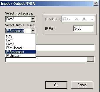 1. Follow the procedure in section 4.1 steps 1 2 2. From the Select Input source bar, select IP Multicast 3. Insert IP Address for multicast. 4. Set the same IP Port address as PC1. 5.