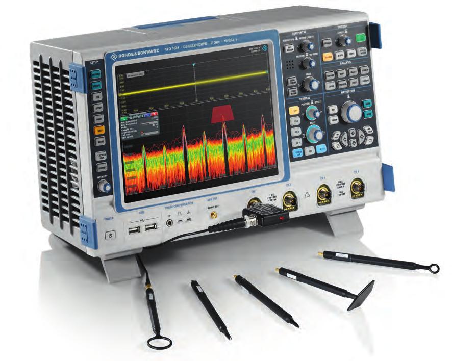 EMI debugging with oscilloscopes The R&S RTO oscilloscope is a valuable tool for analyzing EMI problems in electronic circuits.