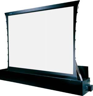 Special Applications Automatic Vertical Screen The motorized screen automatically lifts straight up from the screen housing.