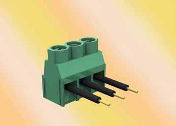 Terminal Blocks, Fixed Fixed - horizontal wire inlet - Power 7.62mm (.300 ) Modular system, 2 and 3 poles.