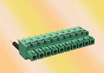Pluggable Plug - contact up side - Signal 3.50mm (.138 ) / 3.81mm (.150 ) Modular system, 2 up to 24 pos.