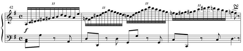 Example 18. Carl Philipp Emanuel Bach, Sonata in G, W. 55/6, rubato passage in movement 1 You can t learn this style through slow practice or by counting every eighth note or sixteenth note.
