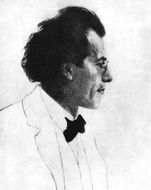Gustav Mahler in 1902, a portrait sketch by Emil Orlik Mahler s assessment seems plausible in the first movement, where the quotations from Ging heut morgen übers Feld (I went out this morning into