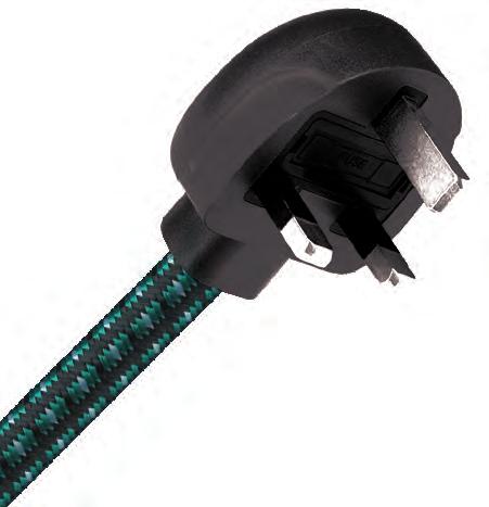 00 AC Power Cables: Storm Series Solid PSC+ / PSC 3 x 13 AWG (3 x 2,63mm 2 ) Counter-Spiral HyperLitz Multi-Position