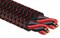 (Showing How Many Feet Remaining) Foamed-Polyethylene (For All Positive Conductors) Carbon-Based Noise- and Crosstalk-Dissipation System Please Specify Braid: Black/Red or CL3 PVC: Black/Red