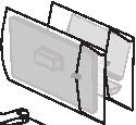 2 Important Positioning the TV Large screen TVs are heavy. 2 people are required to carry and handle a large screen TV. Make sure to hold the upper and bottom frames of the unit firmly as illustrated.