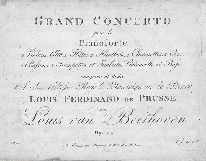LUDWIG VAN BEETHOVEN (1770 1827) Piano Concerto No.3 in C minor, Op.37 Allegro con brio Largo Rondo (Allegro) Paul Lewis piano You and I will never be able to do anything like that!