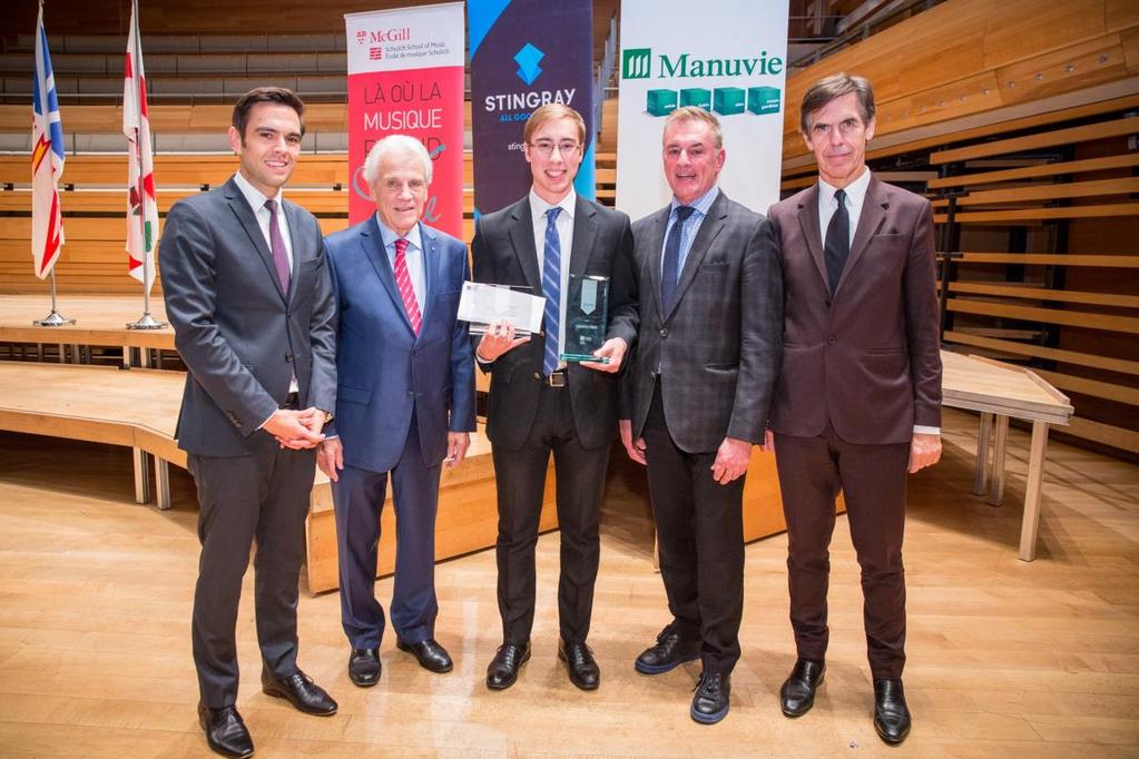 Goulet, co-president of the OSM Manulife Competition et Laurent Bayle, president of the jury Montréal, November 25, 2017 The 2017 edition of the OSM Manulife Competition concluded today