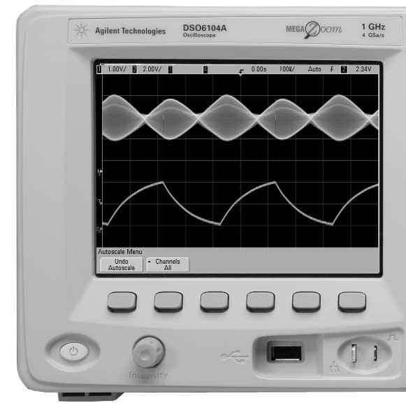 Appendix A Demo Board Getting Started Guide If you are not familiar with the Agilent 6000 Series Oscilloscopes, please first look over the main sections of the front panel as illustrated and then