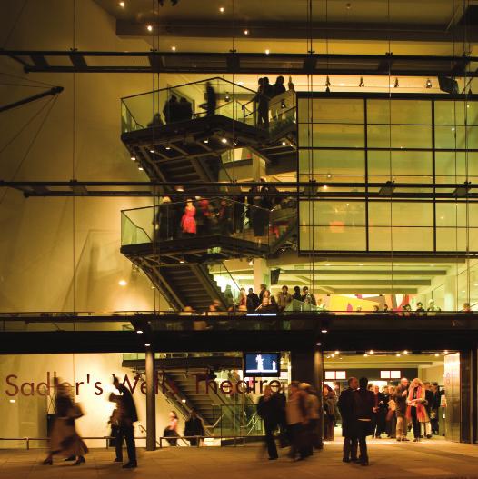 Sadler s Wells: the Main Auditorium Playing host to some of the world s greatest dance artists, our 1,500 seat auditorium is equipped with advanced theatre technology, ensuring unbeatable technical