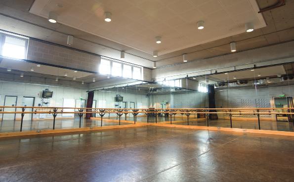 Meeting Rooms and Studios Three world class dance studios double as unique reception spaces, while a dedicated lecture theatre provides the
