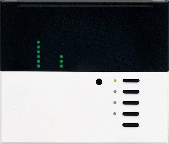systems though contact closures or RS-232 interfaces Shown: GRAFIK Eye 2-zone control unit with translucent black cover (T) and white base (WH) in a matte finish.