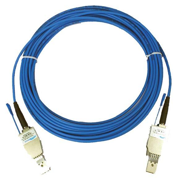 Specification 48Gbit/s Mini SAS HD Active Optical Cable Ordering Information Model Name Voltage Category Device type Interface Temperature Distance TMS-E1EH8-X6101 1 m