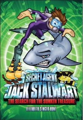 SECRET AGENT JACK STALWART: A Young Readers Series By Elizabeth Singer Hunt BOOK ONE: THE ESCAPE OF THE DEADLY DINOSAUR Destination: NYC, USA In this first book of this new adventure series, an eager