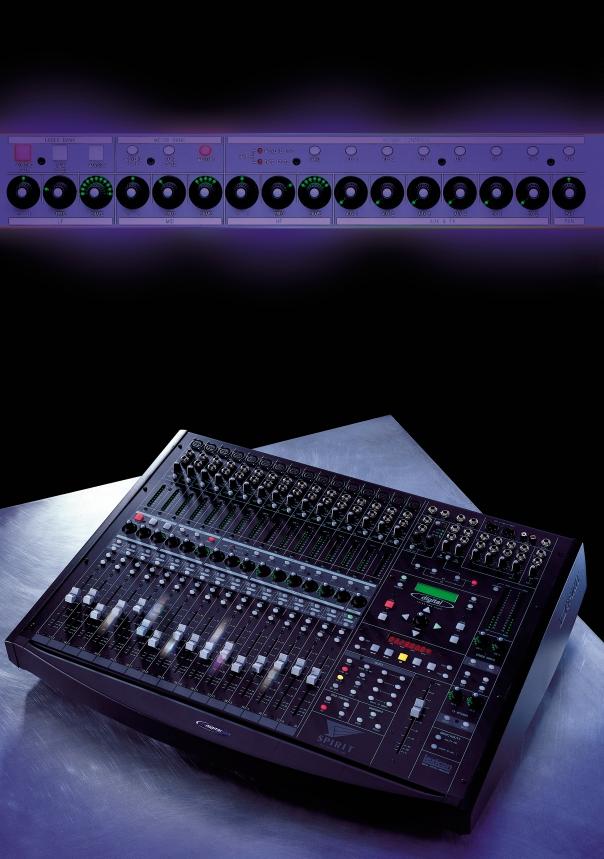 42 input, 8-Bus Digital Console with Lexicon effects Up to 42 Inputs at Mixdown 8 Bus 16 Mic/Line & 5 Stereo Inputs 16 Digital Tape Returns on ADAT Optical and TDIF formats All Inputs have access to