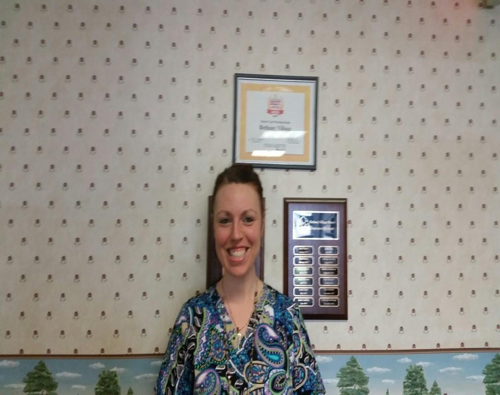 Employee of the Month! The Manor Elizabeth Liz Johnson, LPN, was selected as March s Employee of the Month at Bethany Manor. Liz has worked at Bethany Manor since January 2015 as an LPN on Skilled 1.