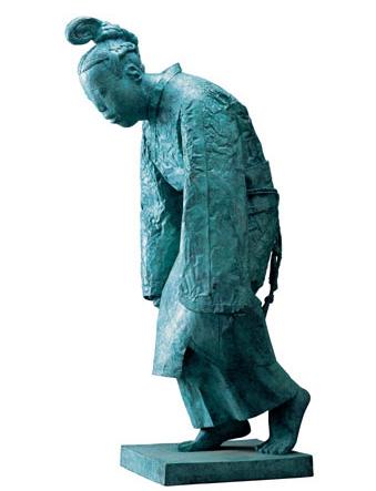 CHINESE CONTEMPORARY SCULPTURE SPIRITUAL BASED ON TRADITIONAL CULTURE 469 Figure 4. Sculpture < Motherland: the Wind >, CAI Zhi-song.