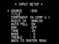 To avoid this, turn off the component video source device, or adjust this setting to select a component video input that is not in use.