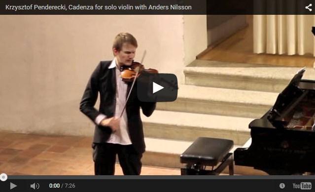 Krzysztof Penderecki, Cadenza for