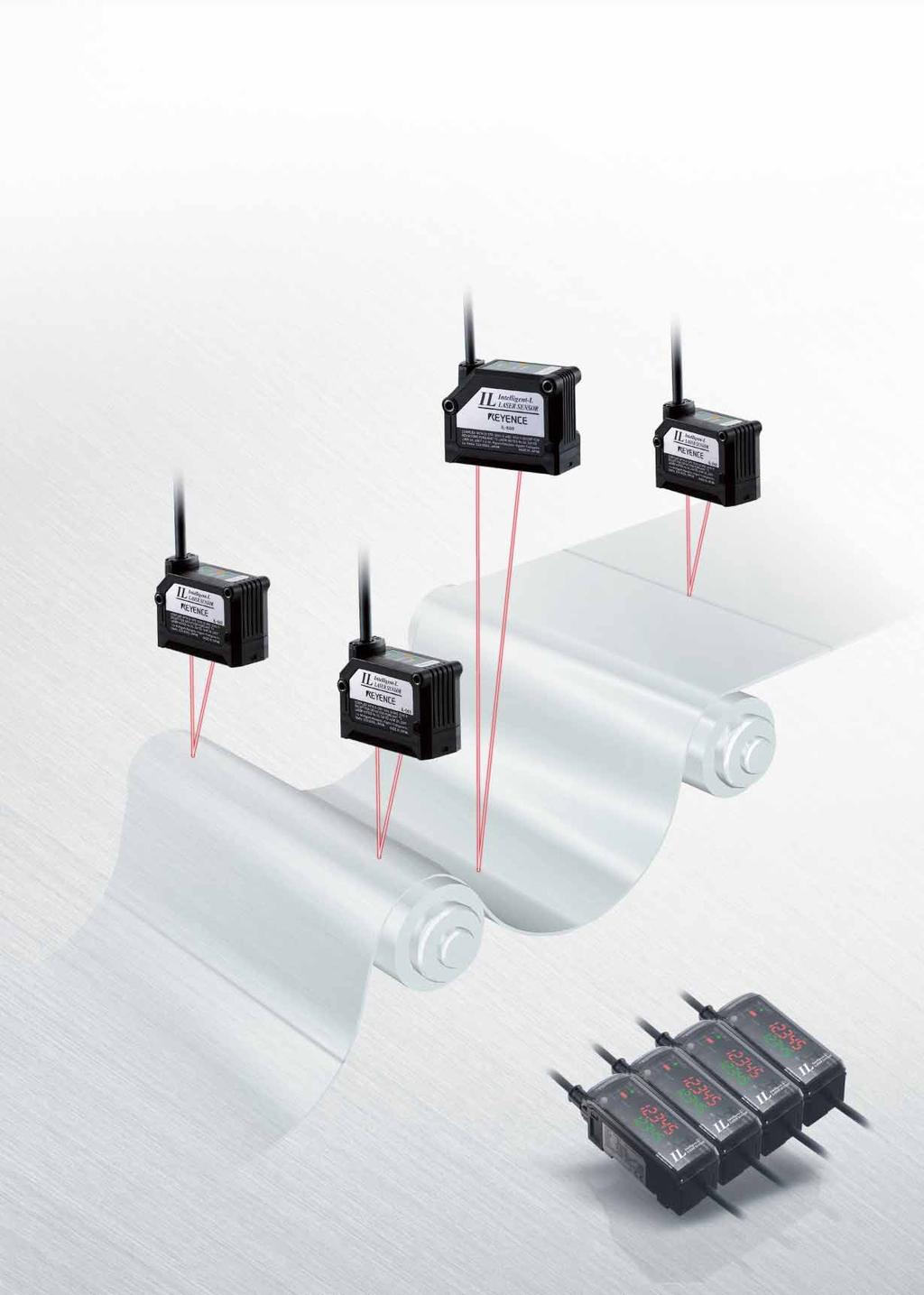 NEW CMOS Multi-Function Analogue Laser Sensor IL Series A wide lineup of measurement ranges capable of solving many applications, from part differentiation to high precision measurement Seam
