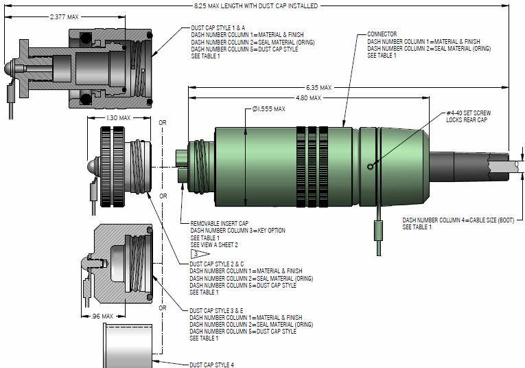 3. TFOCA-II TFOCA-II connectors are typically used in any type of harsh environment such as military tactical, mining, industrial, broadcast, and oil and gas.