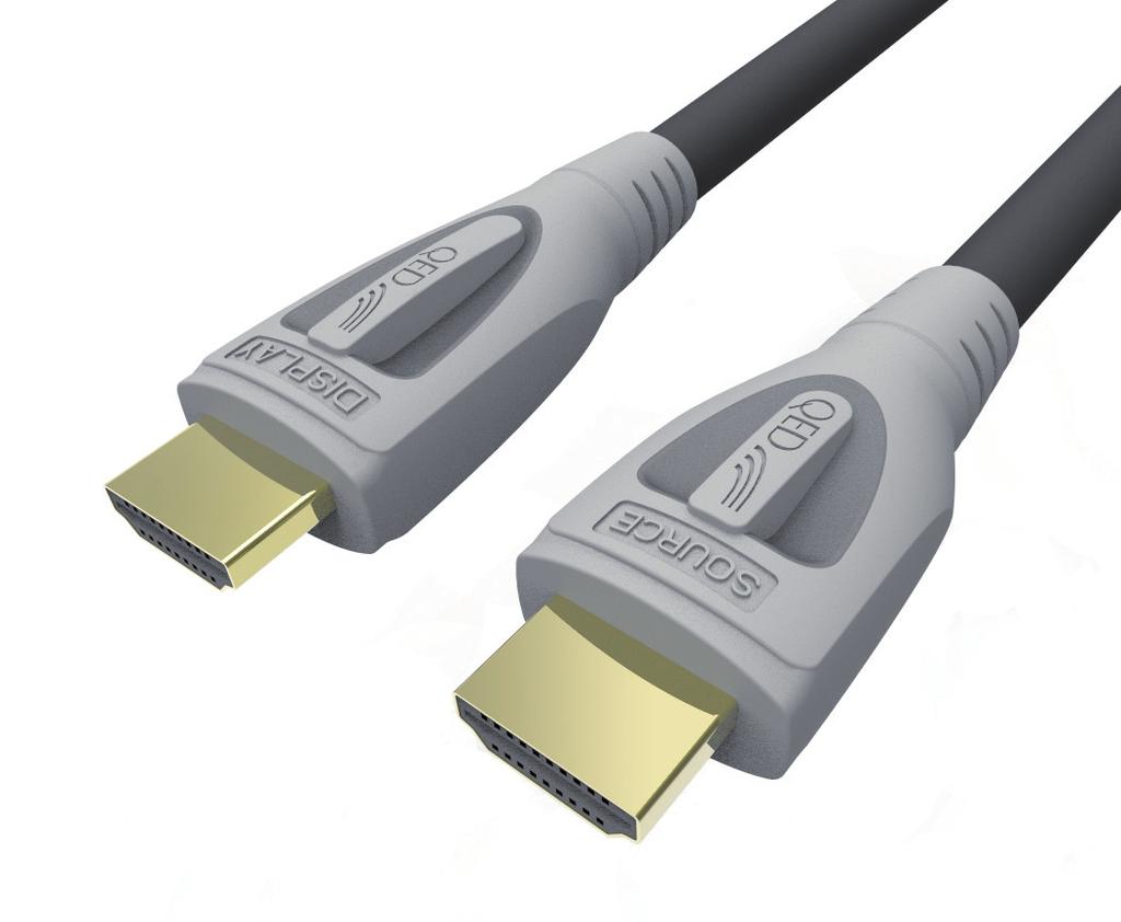 ACTIVE // HDMI 11 11 Performance Active HDMI The QED HDMI cable is specifically designed to work with modern high performance projectors or display screens at High Speed over distances exceeding 8m.