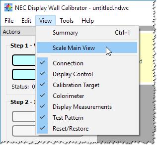 Dialogs, Settings and Menus 47 Individual displays can be selected by clicking on a rectangle. The currently selected display is highlighted by a rectangle.