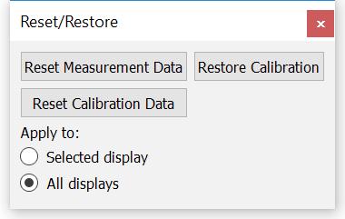 Dialogs, Settings and Menus 69 Note: The Calibrated White and (Visual Trim) +Calibrated White buttons will not be available if the current Calibration Method is set to Use RGB Gains in the