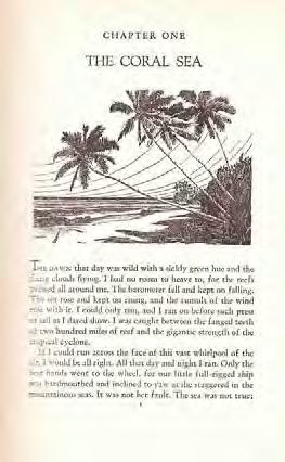 00 76 Villiers, Alan. THE CORAL SEA. (Illustrations by James Fuller. Maps by Stephen J. Voorhies). Med. 8vo, First Edition; pp.