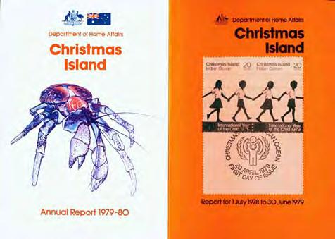 16 Gaston Renard Fine and Rare Books Short List Number 48 2012. 15 Christmas Island (Indian Ocean): Department of Home Affairs. CHRISTMAS ISLAND. Annual Report 1978-79 [and] 1979-80.