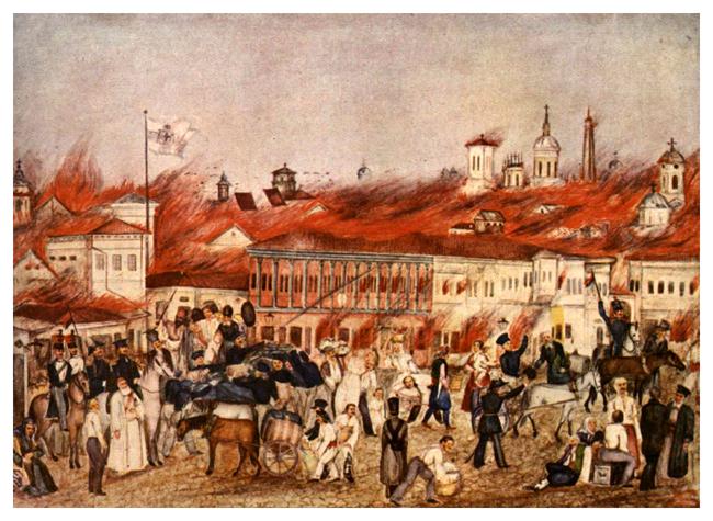 Image 12 Great Fire of Bucharest in 1847 (Source: http://en.