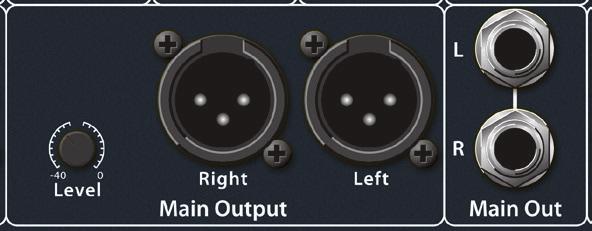 It adjusts the gain of the talkback input. Mono Output. This balanced output carries a mono, summed version of the stereo signal from the Main bus. Mono Output Level.