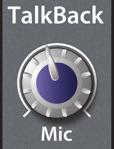 4 Controls 4.8 Master Section 4.8.2 Talkback System The StudioLive features a Talkback microphone input on the back panel. This can be routed to the aux outputs and to the mains.