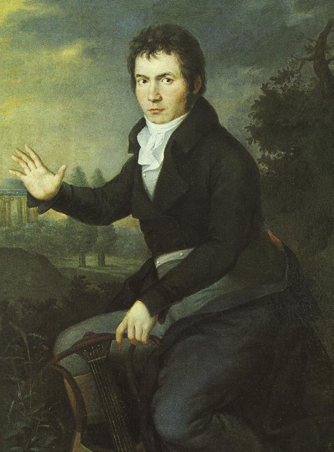 Portrait of Ludwig van Beethoven, by Joseph