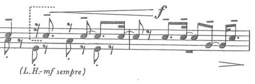 In the opening section, frequent crescendos and decrescendos are indicated.