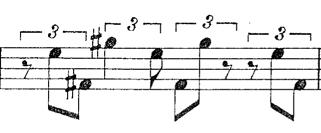 Figure 5.9 m. 129: Eighth Notes in Groups of Four Figure 5.10 mm.