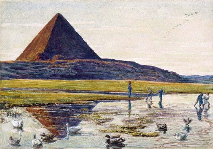 Figure 14. W. H. Hunt, The Great Pyramid, 1854 (exh. 1906). Peter Nahum at the Leicester Galleries.