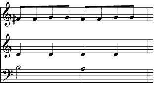 Semibreves Semibreves are twice as long as minims, or if you prefer, semibreves last for 4 beats.