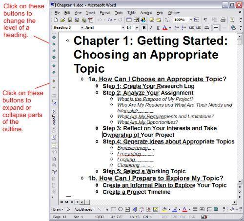 The advantage of using note cards easier organization of information you have on one topic together. Outlines A list of headings and subheadings that cover the main points about a topic.