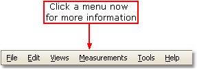Menus 6 23 Menus Menus are the quickest way to get to PicoScope's main features. The Menu bar is always present at the top of the PicoScope main window, just below the window's title bar.