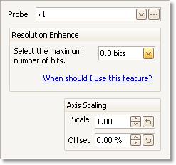 58 7.2.1 PicoScope 6 User's Guide Advanced Options menu The Advanced Options menu appears when you click the button on the Channel Setup toolbar 57. Channel Options Probe list.