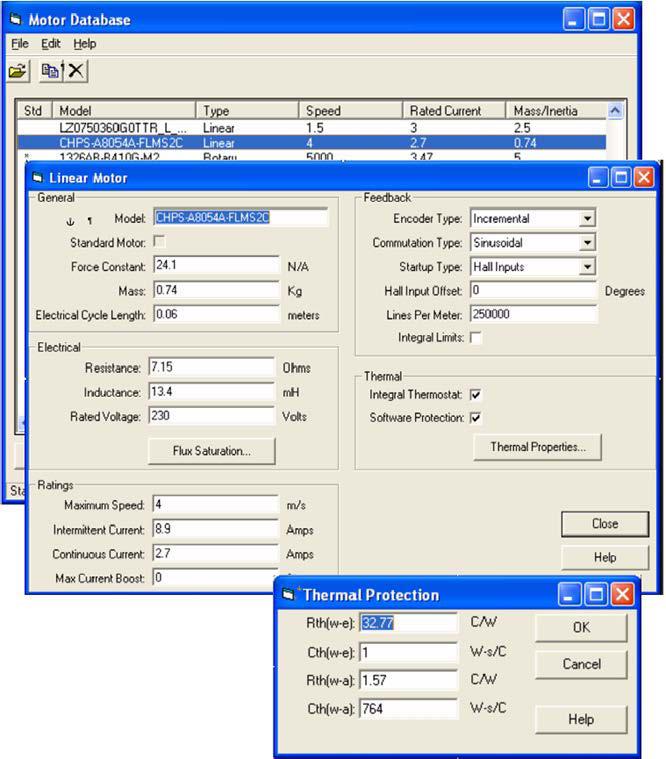 Start-up Guide for CHPS-Series Stage with Ultra3000 Drive and Ultraware Software Appendix D The following in an example of a CHPS-Series stage custom motor file created in Ultraware Motor