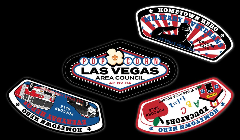 2017 Hometown Hero Patch Set New in 2017 we have an all new 4 year Hometown Hero Patch Set that Scouts can earn by selling Hometown Hero Popcorn.